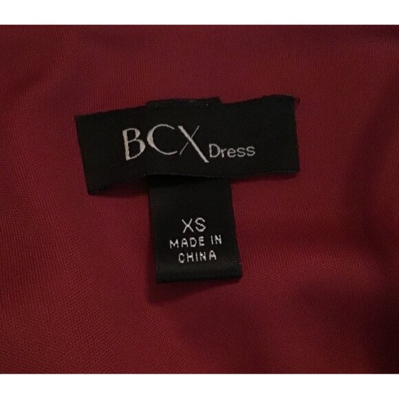 BCX- WOMENS CREW NECK SPAGUETTI STRAP OPEN BACK KNEE LENGHT DRESS SIZE X-SMALL - Picture 5 of 8